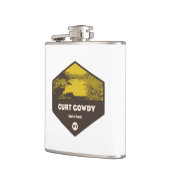 Curt Gowdy Staat Park Wyoming Flachmann (Links)