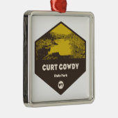 Curt Gowdy Staat Park Wyoming Ornament Aus Metall (Rechts)