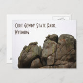 Curt Gowdy Staat Park, Wyoming Postcard Postkarte (Vorne/Hinten)