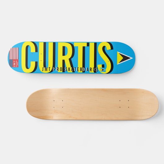 CURTIS 7 3/4" Skateboard Deck (Horizontal)