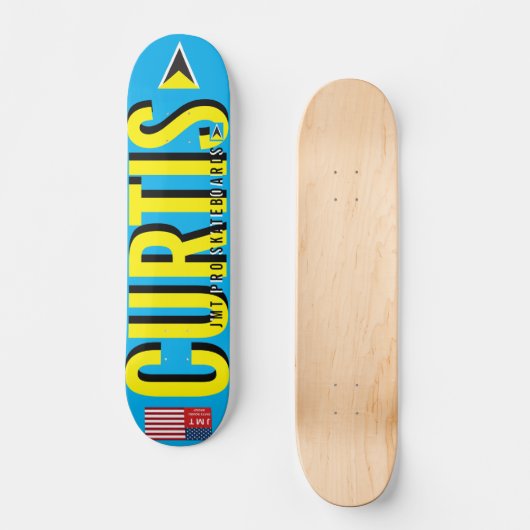 CURTIS 7 3/4" Skateboard Deck (Vorderseite)