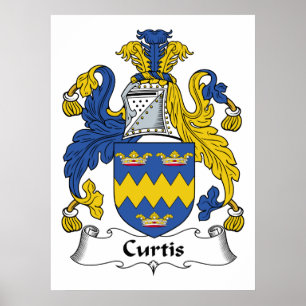 Curtis-Familienwappen Poster