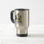 Curtis-Familienwappen Reisebecher (Vorderseite Links)