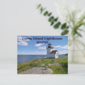 Curtis Island Lighthouse, Maine Postcard Postkarte (Stehend Vorderseite)