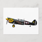 Curtis P-40K Warhawk Postkarte (Vorderseite)