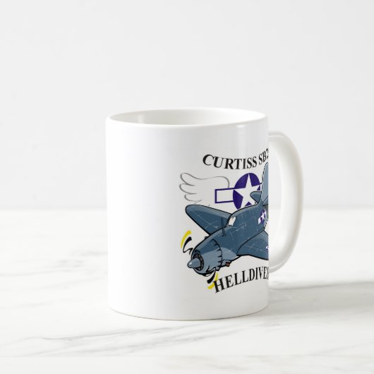 curtis sb2c helldiver kaffeetasse (VorderseiteRechts)