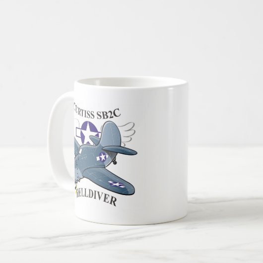 curtis sb2c helldiver kaffeetasse (Vorderseite Links)