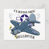 curtis sb2c helldiver postkarte (Vorderseite)