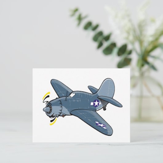 curtis sb2c helldiver postkarte (Stehend Vorderseite)