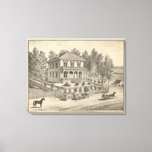 Curtishaus, Wald Leinwanddruck (Vorderseite)