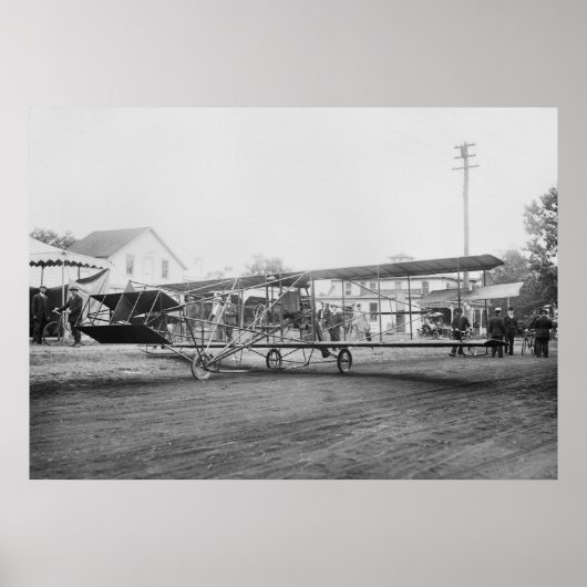 Curtiss-Hering-Flugmaschine, Anfang der 1900er Jah Poster (Vorne)