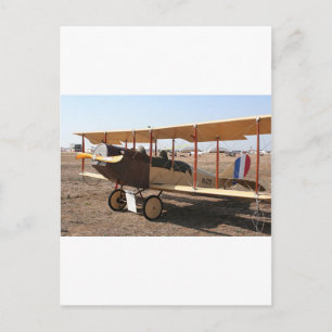 Curtiss Jenny Biplane Aircraft Postkarte