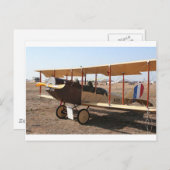 Curtiss Jenny Biplane Postkarte (Vorne/Hinten)