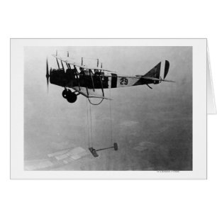 Curtiss JN-4 Jenny Aircraft mit Modellzeichnung