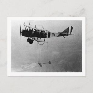 Curtiss JN-4 Jenny Aircraft mit Modellzeichnung Postkarte