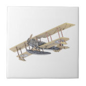 Curtiss JN-4 Jenny Floss-Flugzeug Fliese (Vorderseite)