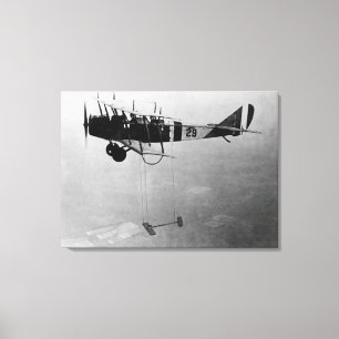 Curtiss JN-4 Jenny Flugzeuge mit vorbildlichem Leinwanddruck