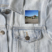 Curtiss P-40 Warhawk, an der Flugschau Minnesotas Button (Beispiel)