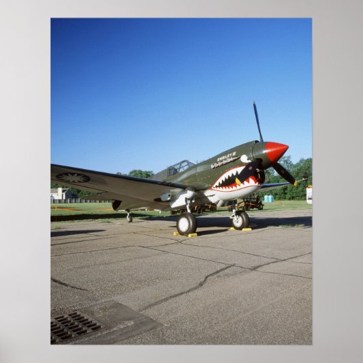 Curtiss P-40 Warhawk, auf der Minnesota CAF Air Sh Poster (Vorne)