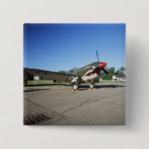 Curtiss P-40 Warhawk, bei der Minnesota CAF Air Sh Button