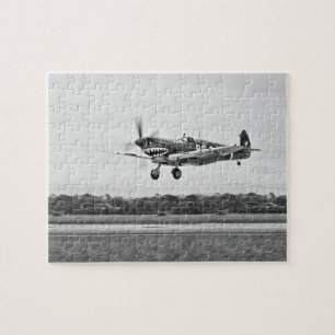 Curtiss P-40 Warhawk Fighter Air Flugzeug Puzzle