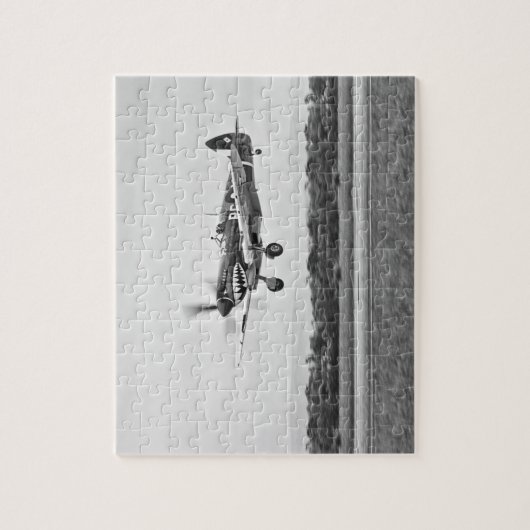 Curtiss P-40 Warhawk Fighter Air Flugzeug Puzzle (Vertikal)