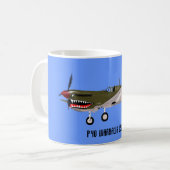 Curtiss P-40 Warhawk Kaffeetasse (Vorderseite Links)