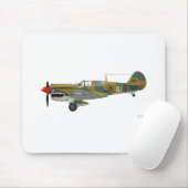 Curtiss P-40 Warhawk Mousepad (Mit Mouse)