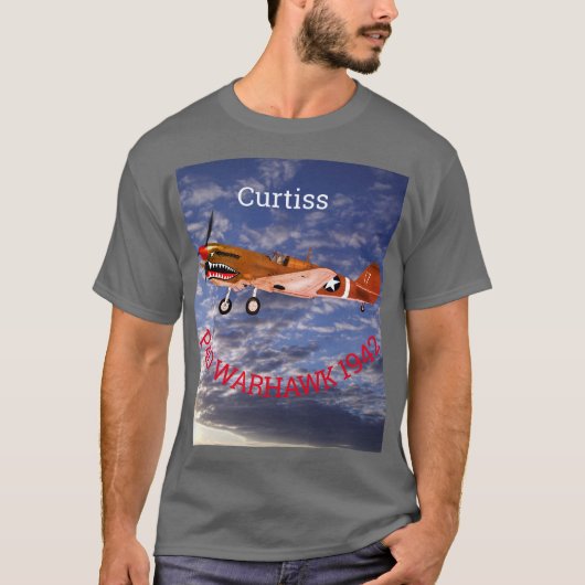 Curtiss P-40 Warhawk T-Shirt (Vorderseite)