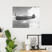 Curtiss P-40E Poster (Heimbüro)