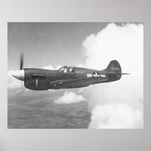 Curtiss P-40E Poster (Vorne)