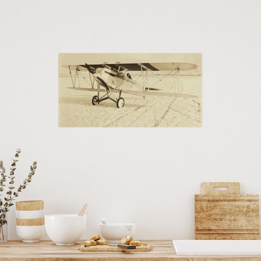 Curtiss Pursuit-Flugzeug Poster (Küche)