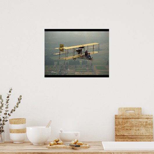 Curtiss, Pusher Replik, 1947_Classic Aviation Poster (Küche)