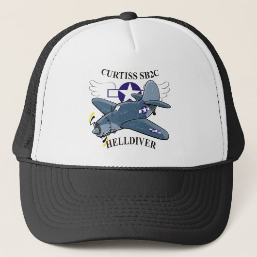 Curtiss SB2C Helldiver Truckerkappe (Vorderseite)