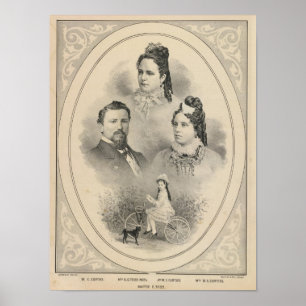 Curtiss u. Todd-Familienporträts Poster