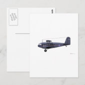 Curtiss Wright T-32 Condor Postkarte (Vorne/Hinten)
