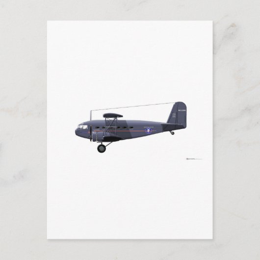 Curtiss Wright T-32 Condor Postkarte (Vorderseite)