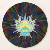 Curto Bug Runder Pappuntersetzer (Vorderseite)