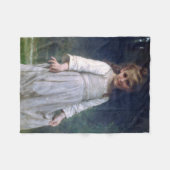 Curtsey, Bouguereau Fleecedecke (Vorderseite (Horizontal))