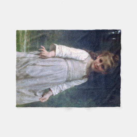 Curtsey, Bouguereau Fleecedecke (Vorderseite (Horizontal))