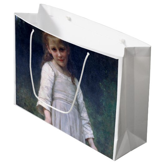 Curtsey, Bouguereau Große Geschenktüte (Vorderseite Schrägansicht)