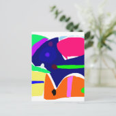 Curvacy Eye Box Tool Lunch Postkarte (Stehend Vorderseite)