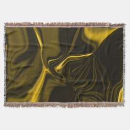 Curvas amarelas ou dourados em imagem marrom. decke