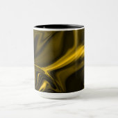Curvas amarelas ou dourados em imagem marrom. tasse (Zentrum)