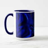 Curvas azuis em imagem azul escura. tasse (Links)