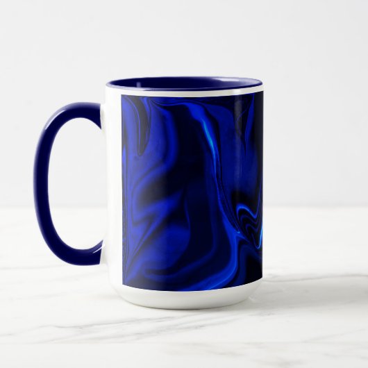 Curvas azuis em imagem azul escura. tasse (Links)