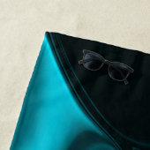 Curvas ciano em estilo niquelado? strandtuch (Beispiel)