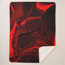 Curvas vermelhas claro e escuro em fundo escuro. sherpadecke