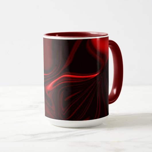 Curvas vermelhas claro e escuro em fundo escuro. tasse (VorderseiteRechts)