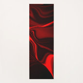 Curvas vermelhas claro e escuro em fundo escuro. yogamatte (Vorderseite)